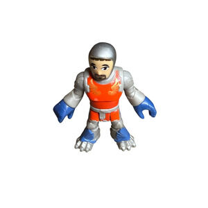 Fisher Price Imaginext Castle Knight Warrior Medieval Armor Figure #8 Red Blue